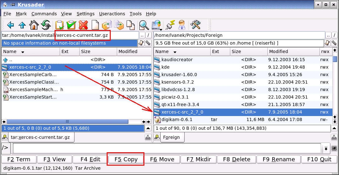 Extracting sources